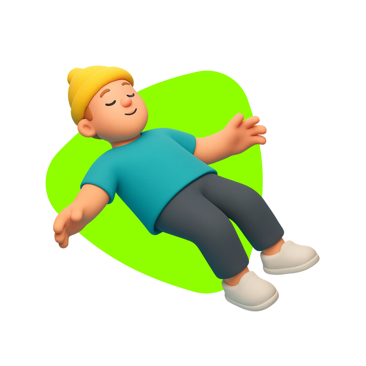 Человек отдыхает на рабочем месте