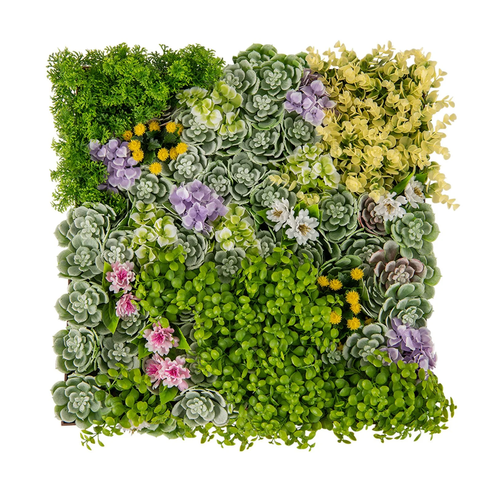 COSTWAY Pflanzenwand 2er Set – 50 × 50 cm