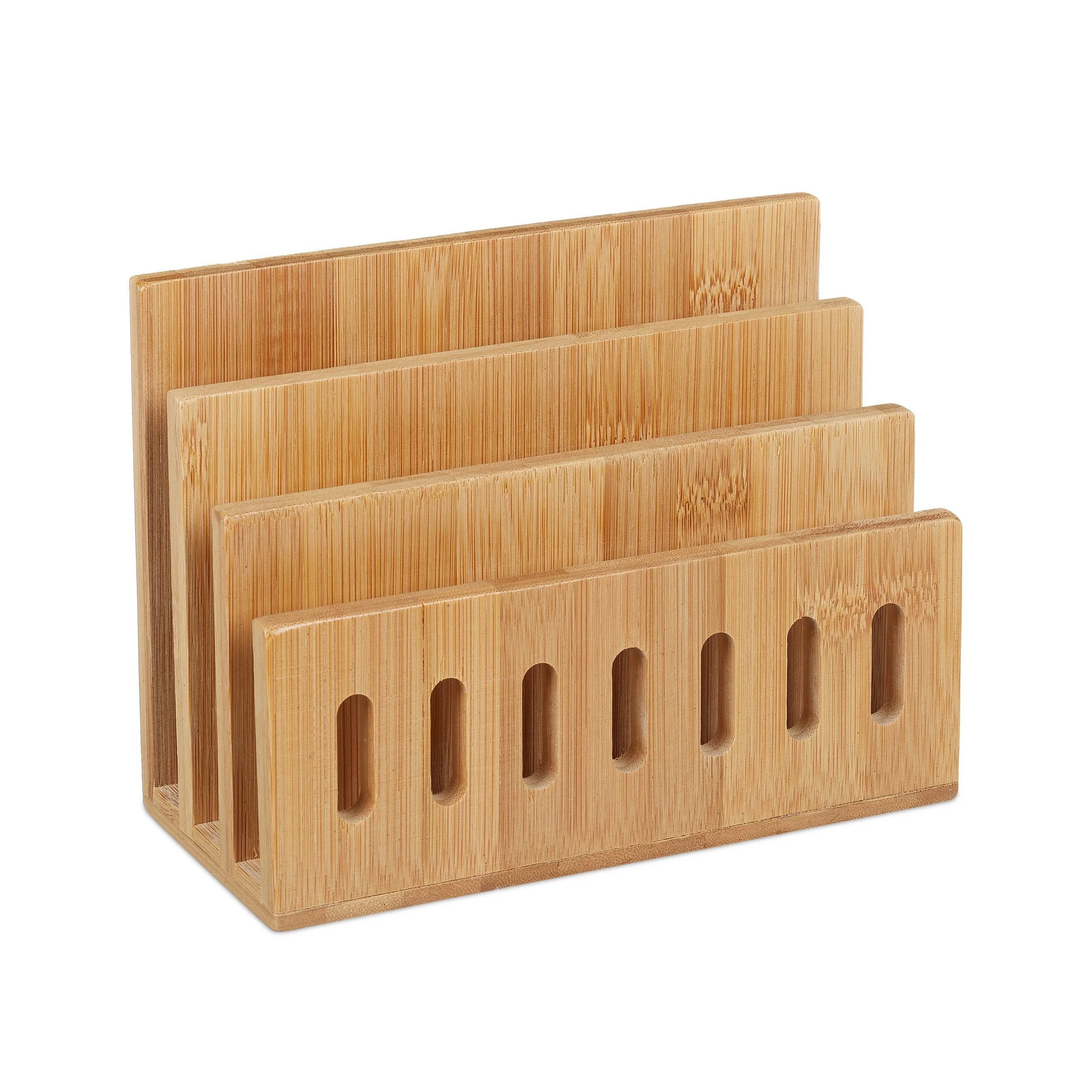 Briefablage aus Bambus – 3-fach