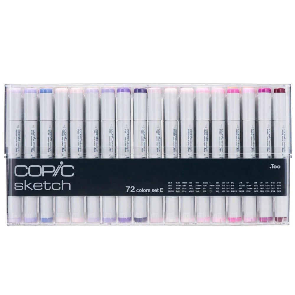 Copic Sketch Marker Set – 72 Stück