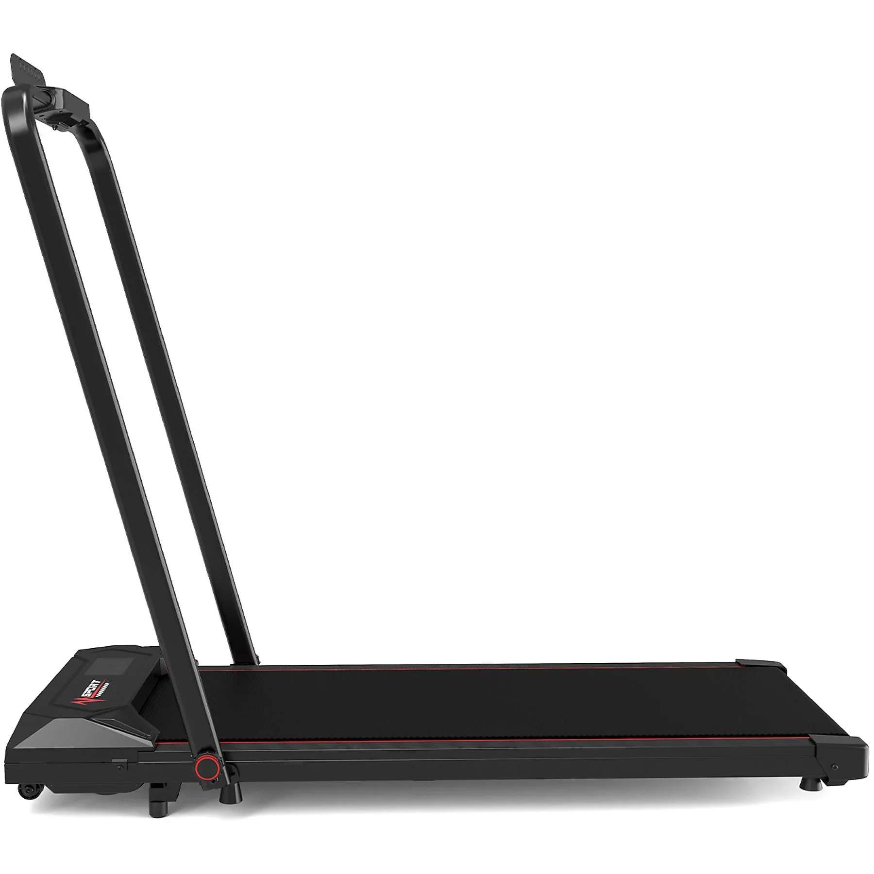 CITYSPORTS 2-in-1 Laufband mit Steigung, klappbar, 1–12 km/h – Schwarz