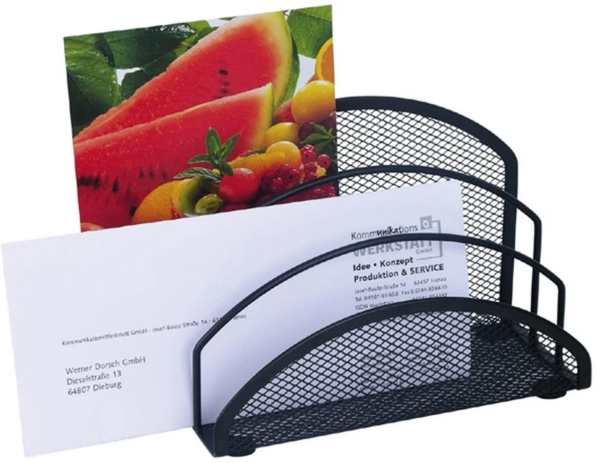 Briefständer „Office“ – 3 Fächer, schwarz