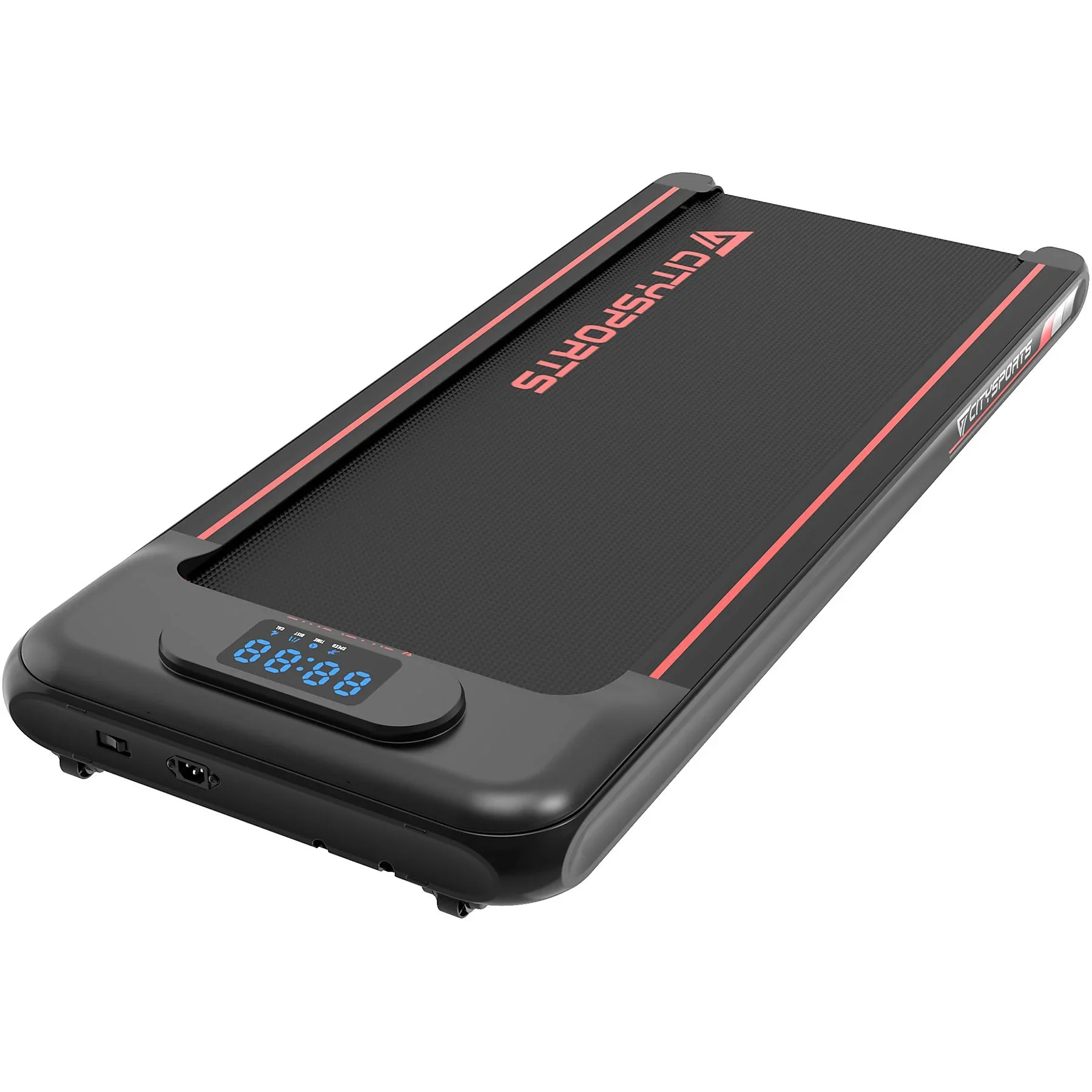 Walking Pad „CITYSPORTS WP8“ – Schwarz, 1–6 km/h, APP-steuerbar, Steigung 9–13 %