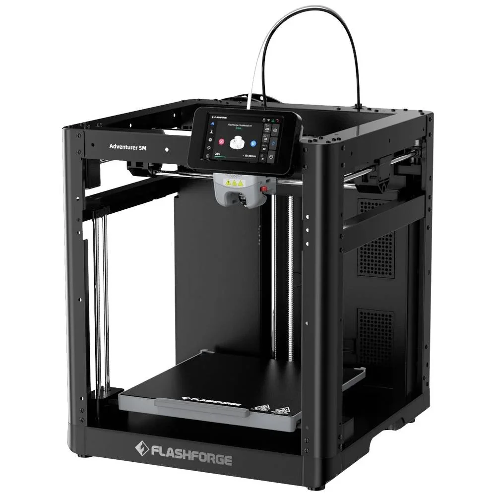Flashforge Adventurer 5M – Hochgeschwindigkeits-3D-Drucker mit beheizbarem Druckbett & Filament