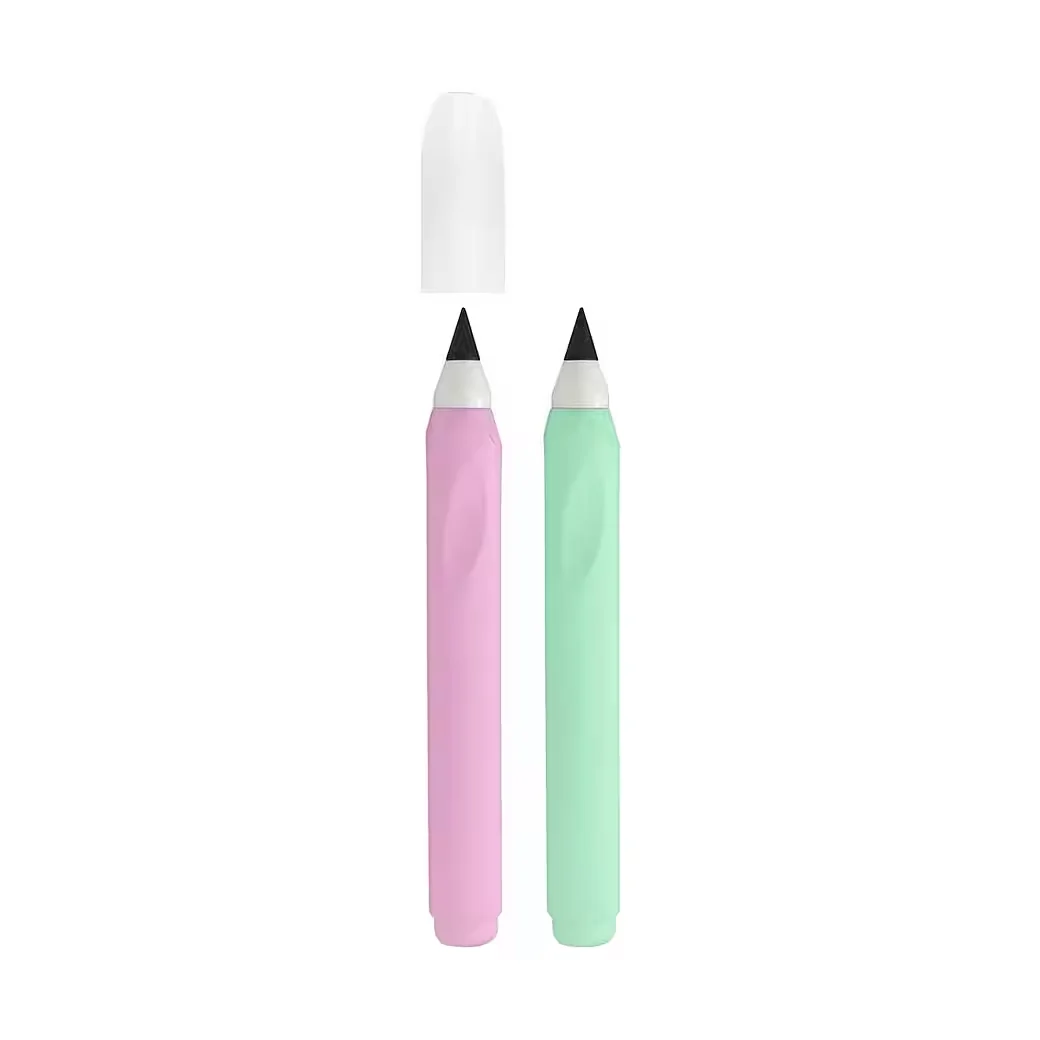 2x Ewiger Bleistift – Endlosbleistift in Rosa & Mint