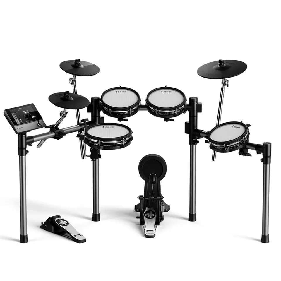 Donner Beat E-Drum – Elektronisches Schlagzeug mit Mesh Pads & Touchscreen-Modul